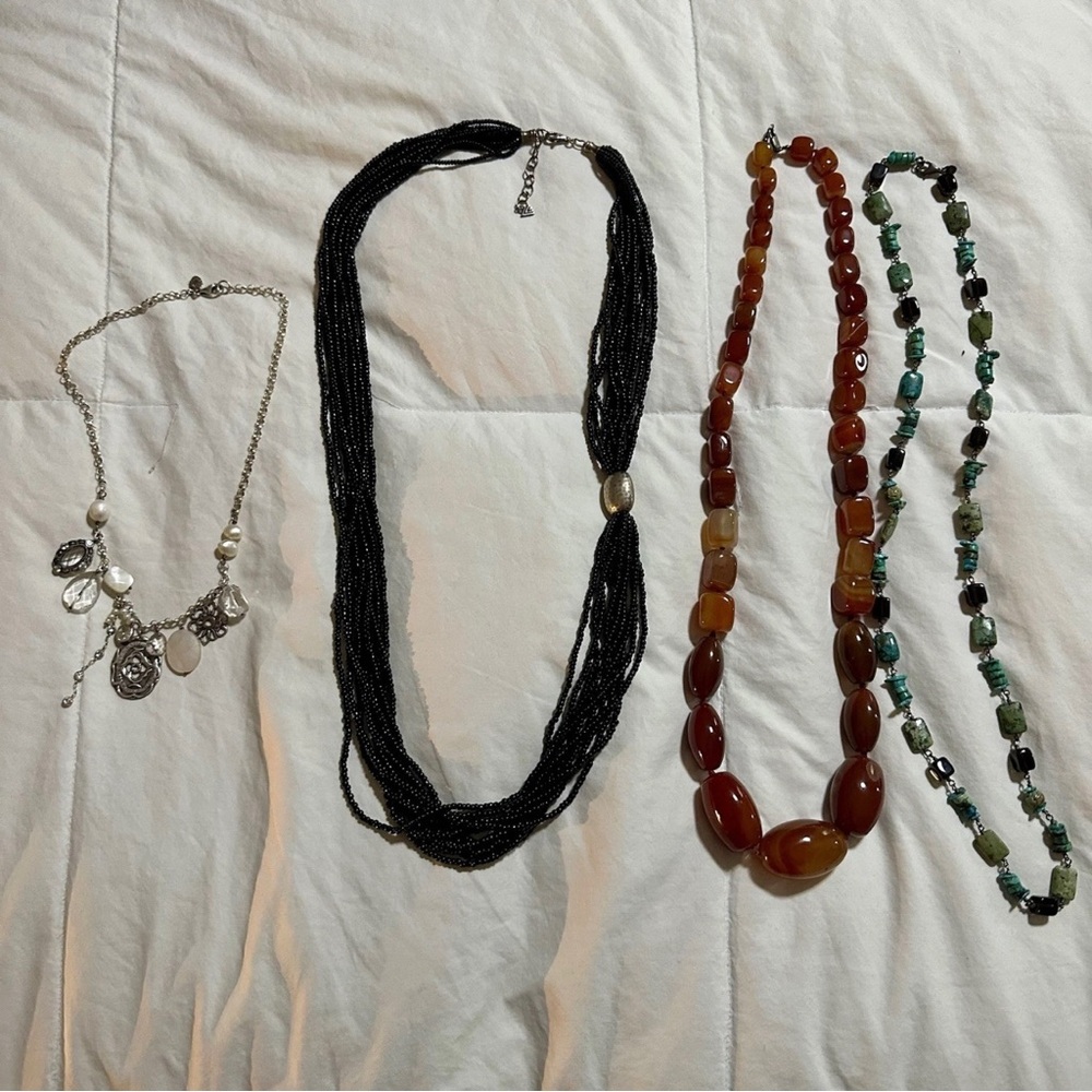 Vintage Designer Silpada Jewelry Necklace Lot Signed